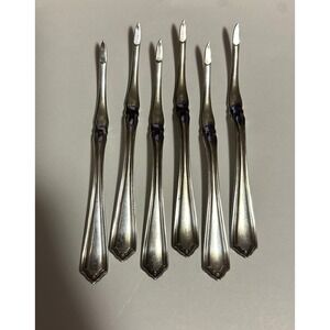 SilverPlated Nut Picks Jefferson 1913 pattern by S&G Rogers